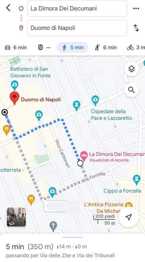 לינה וארוחת בוקר נאפולי Dimora Dei Decumani מראה חיצוני תמונה